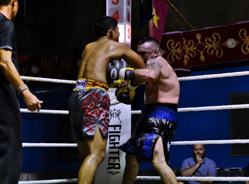 Christian Daghio fighting in Boxing