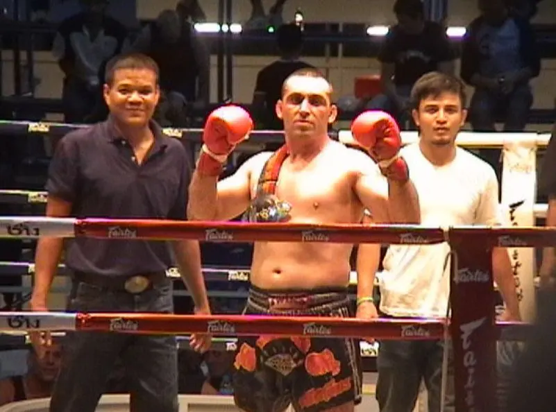Christian Daghio fights and becomes Champion of Fairtex Stadium in Pattaya