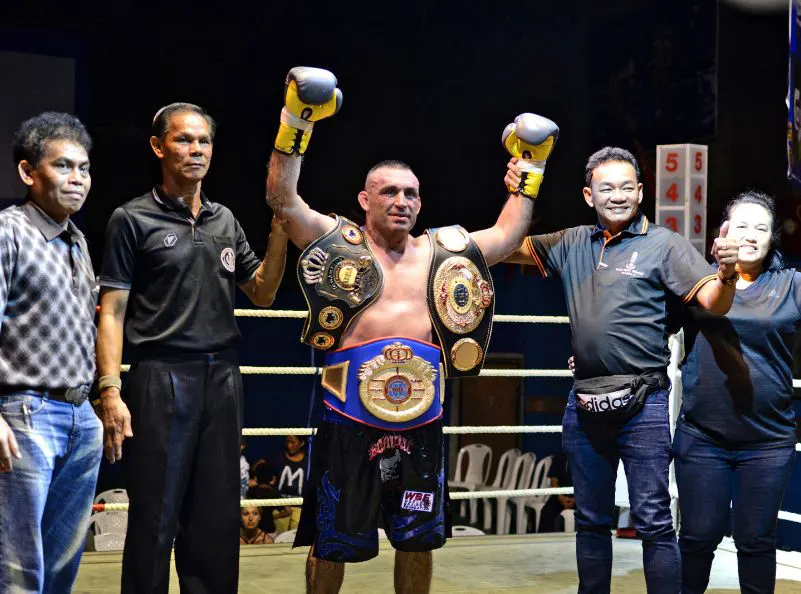 Christian Daghio crowned with WBF belt