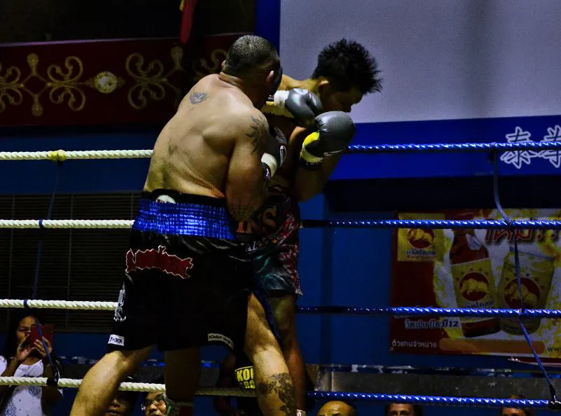 Christian Daghio fighting in Boxing