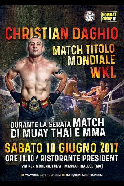 Christian Daghio defends his WKL title