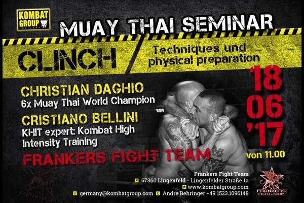 Kombat Group seminar on clinch and physical conditioning