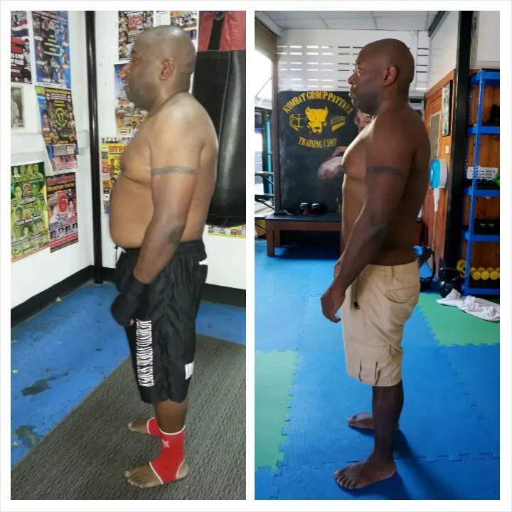 Weight loss results photo for Darnell