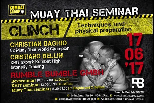 Kombat Group seminar on clinch and physical conditioning