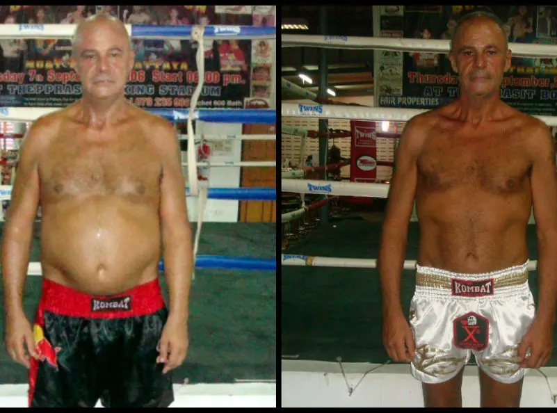 Before and after results of Michele