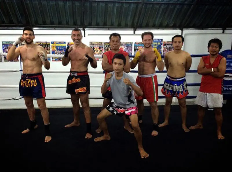 Muay Thai Instructor course for four friends from Italy