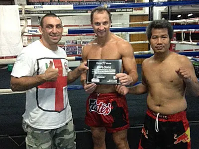 Muay Thai instructor course for Tomasz
