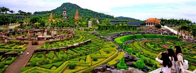 Jardin tropical de Nong Nooch